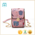 Guangzhou Wholesale Fashion Pink Women Ladies Long Chain Sling Bag Cross body Bags